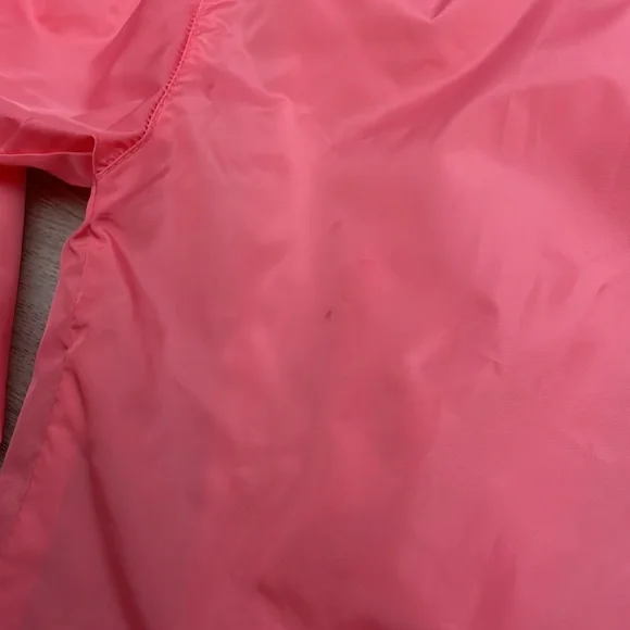 ASOS Pink Cropped Long Sleeve Zip Front Lightweight Windbreaker Hoodie Size 2 - Picture 14 of 14